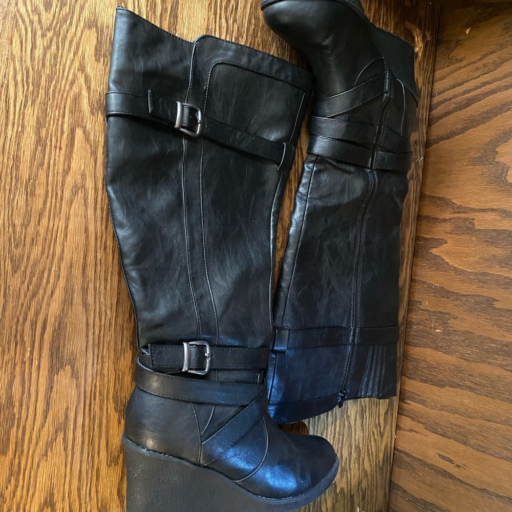 Wide calf boots